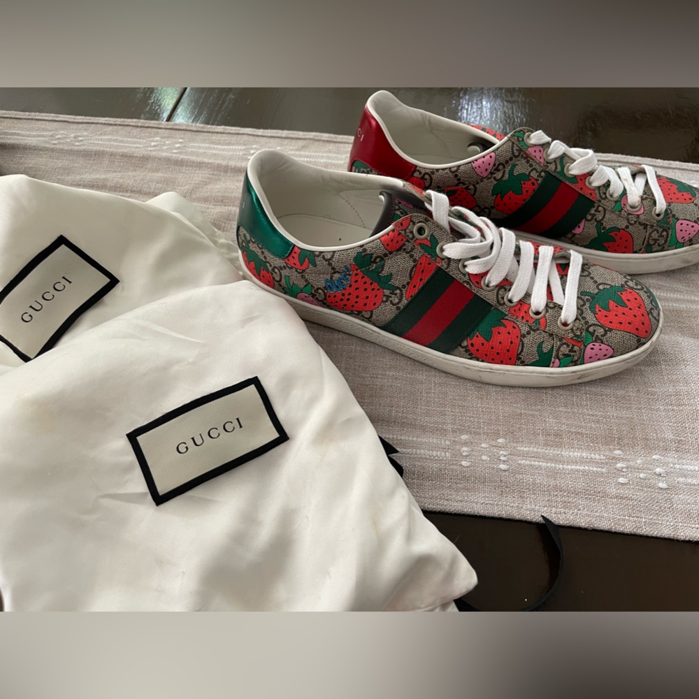 Gucci Strawberry Sneakers